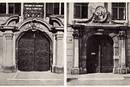 Spätgotisches Portal Rathaus/Klassizistisches Portal BH
