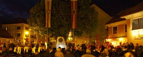Feier des 10. Oktober am Hauptplatz St. Veit an der Glan